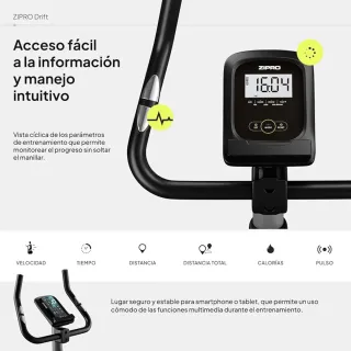 Bicicleta de entrenamiento Zipro