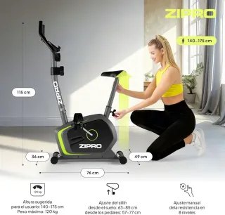 Bicicleta de entrenamiento Zipro