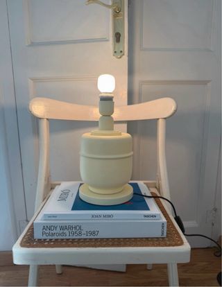 Lámpara Mid Century Amarilla