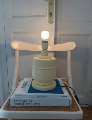 Lámpara Mid Century Amarilla