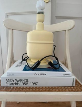 Lámpara Mid Century Amarilla