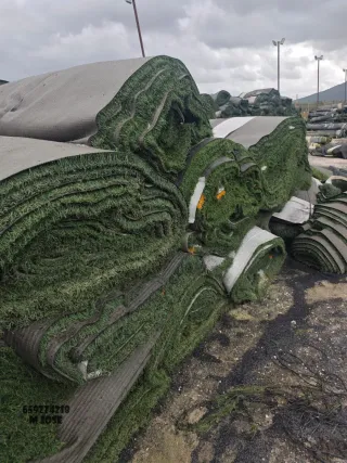 Césped artificial reciclado