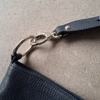 Bolso de hombro de piel para mujer Le Camp Italia