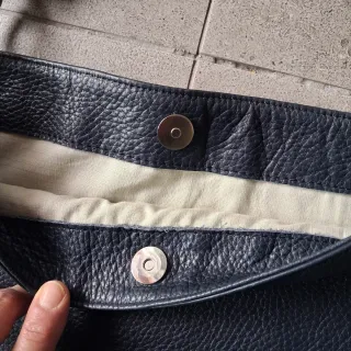 Bolso de hombro de piel para mujer Le Camp Italia