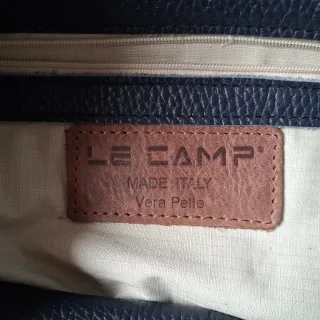 Bolso de hombro de piel para mujer Le Camp Italia