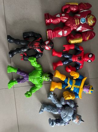 Lote 6 figuras Marvel