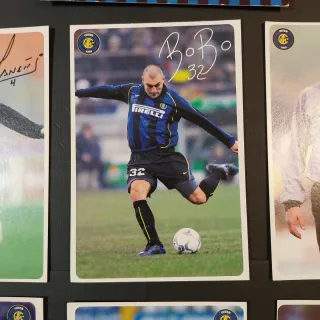Cartoline Calcio Inter - Giocatori Autografati