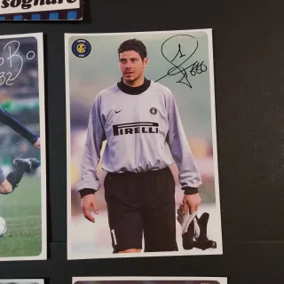 Cartoline Calcio Inter - Giocatori Autografati