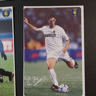 Cartoline Calcio Inter - Giocatori Autografati