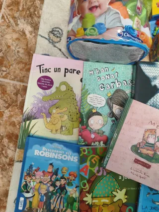 Lote libros y juguetes
