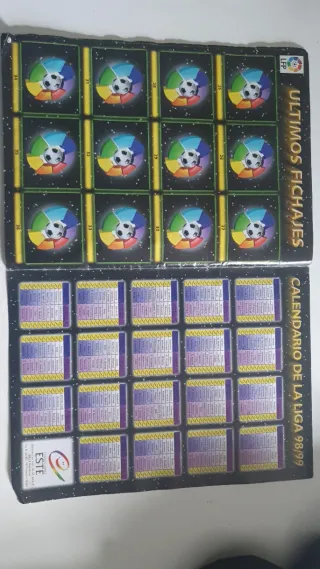 Álbum cromos Liga 98-99 Oficial. No está completo