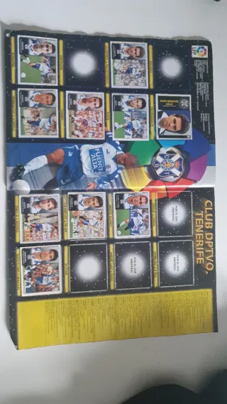 Álbum cromos Liga 98-99 Oficial. No está completo