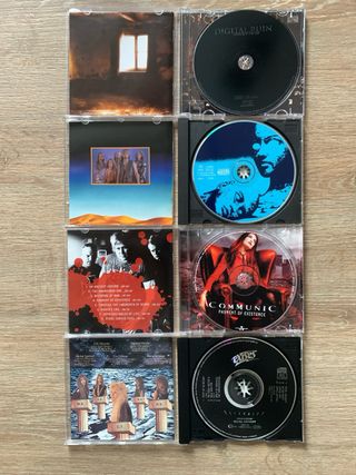 Lote 7 CDs Metal/Rock Progresivo