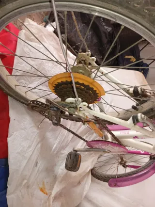 Bicicleta infantil niña rosa