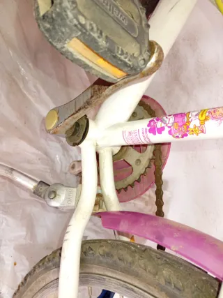 Bicicleta infantil niña rosa