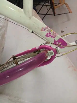Bicicleta infantil niña rosa