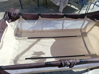 Cuna de viaje con cambiador + colchon