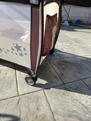 Cuna de viaje con cambiador + colchon