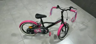 Bicicleta infantil rosa niño niña