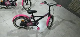 Bicicleta infantil rosa niño niña