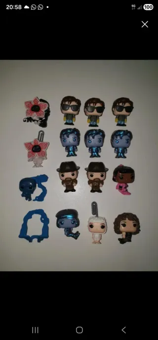 Figuras Stranger Things Kinder Sorpresa,