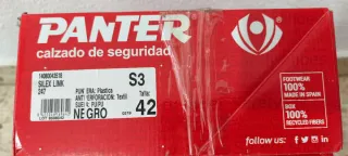 Botas de seguridad Panter negras (sin estrenar)