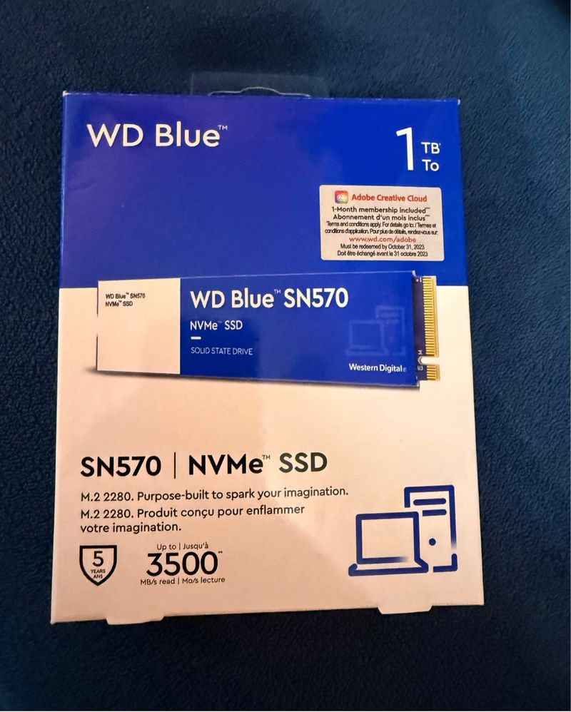 SSD WD Blue SN570 1TB M.2 NVMe