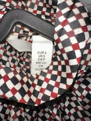 Blusa estampada tejido semitransparente  H&M