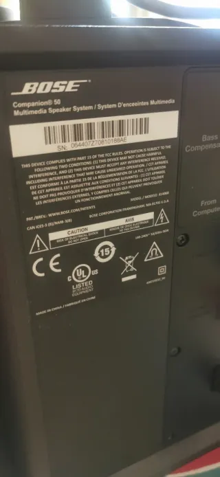 Sistema de Sonido Bose Companion 50
