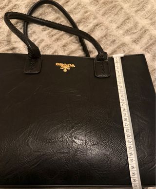 Bolso Piel Sintética Negro