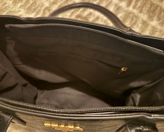 Bolso Piel Sintética Negro