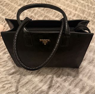 Bolso Piel Sintética Negro