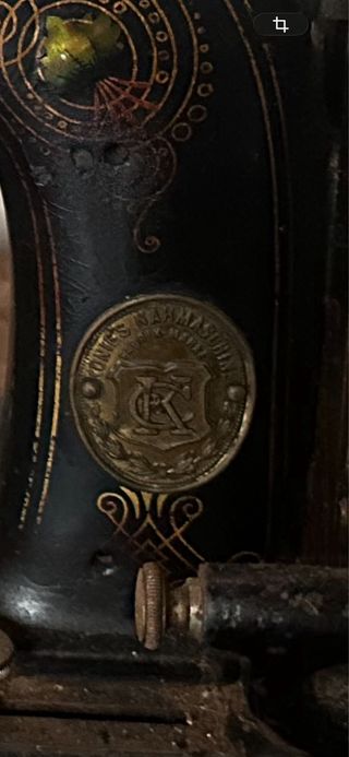 Máquina de coser antigua