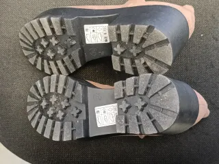 Botines terciopelo marrón talla 36