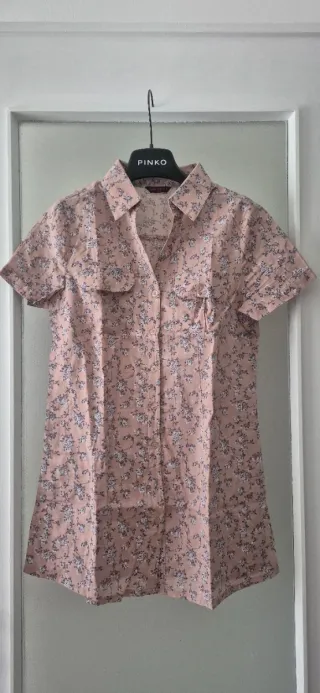 Camicetta mezza manica fantasia floreale tg. M