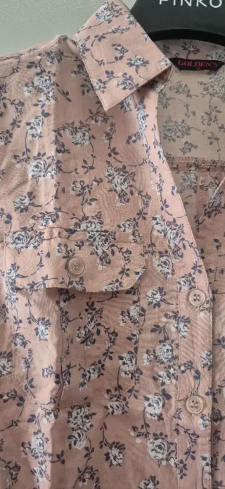 Camicetta mezza manica fantasia floreale tg. M