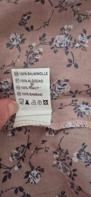 Camicetta mezza manica fantasia floreale tg. M