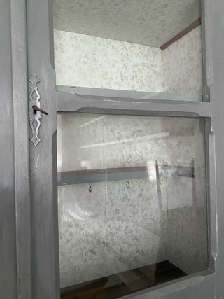 Mueble Alacena Cocina Vintage Gris