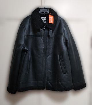 Chaqueta de cuero aviator Superdry