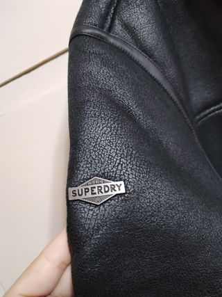 Chaqueta de cuero aviator Superdry