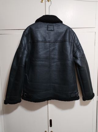 Chaqueta de cuero aviator Superdry