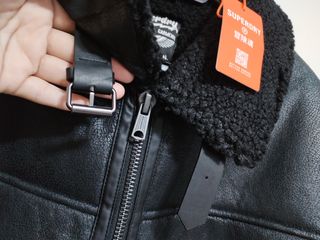 Chaqueta de cuero aviator Superdry