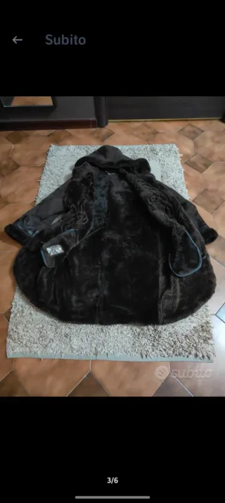 Cappotto donna invernale pelle 42