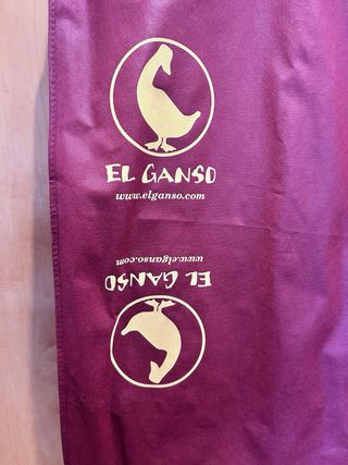 Americana El Ganso Negra Forro Rojo