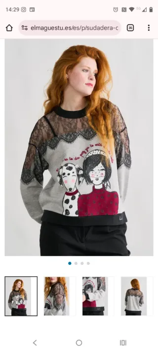 Sudadera Anabel Lee Talla L