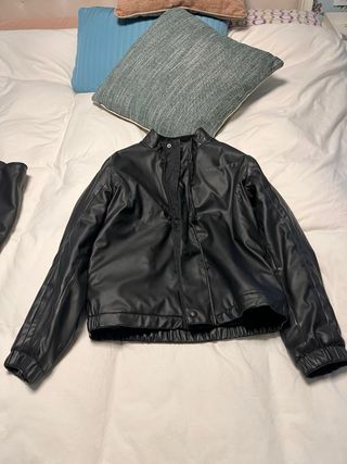 Conjunto Verano Moto Mujer Gris/Rojo