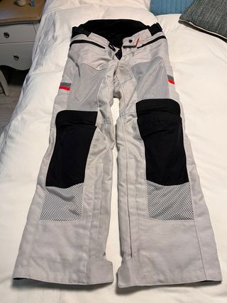 Conjunto Verano Moto Mujer Gris/Rojo