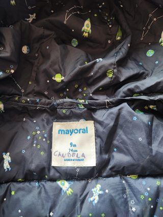 Chaqueta anorak bebé