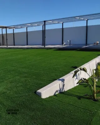 Césped artificial reciclado