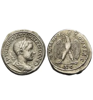 PRECIOSO Tetradracma Romano Gordiano III Antioquia